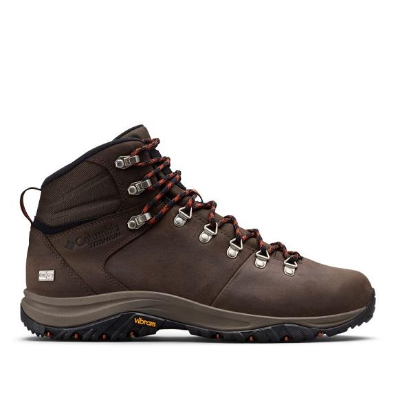 Columbia 100MW Titanium OutDry Hiking Shoes Men Brown USA (US938162)